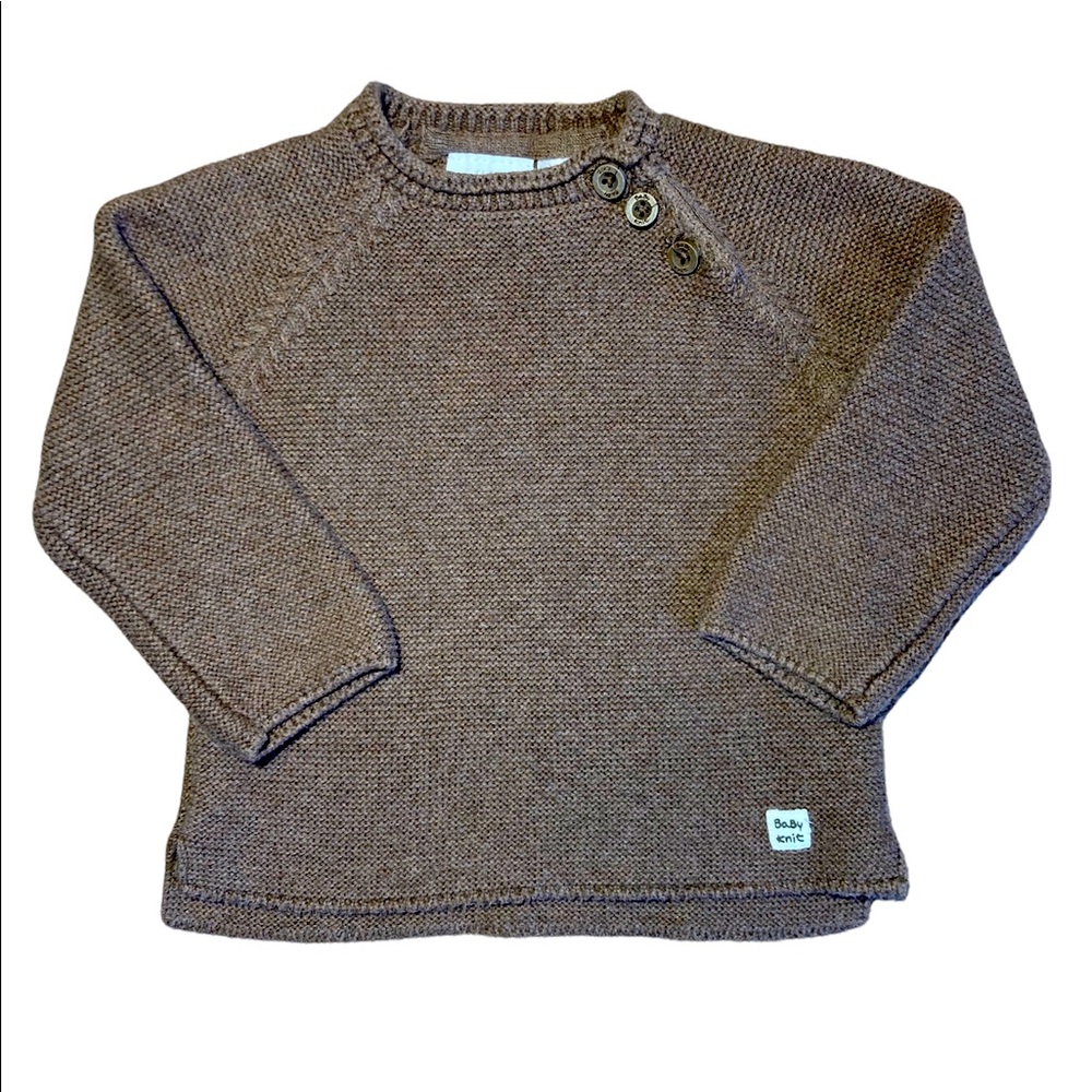 ⭐️Zara Sweater⭐️ 6-9 months knit sweater tan